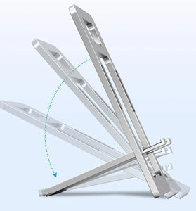 SJZJ033 Aluminum Alloy Portable Card Phone Stand 300g Bearing Foldable Adjustable Angle Bottle Opener Holder for Smartphones Desktop Bracket
