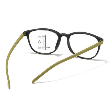 Photochromic Multifocal Reading Glasses Anti Blue Light Presbyopia Eyewear Far Near Dual Purpose Eye Protection