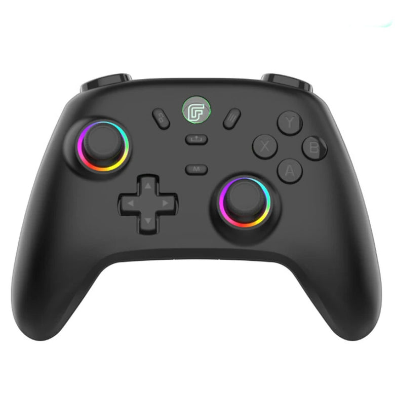 DATA FROG S13 Wireless bluetooth Game Controller with Hall Effect Joystick and Linear Triggers HD Vibration Gamepad Support RGB Lighting 600mAh Battery Six-Axis Gyroscope Multi-Platform Switch PC Android iOS