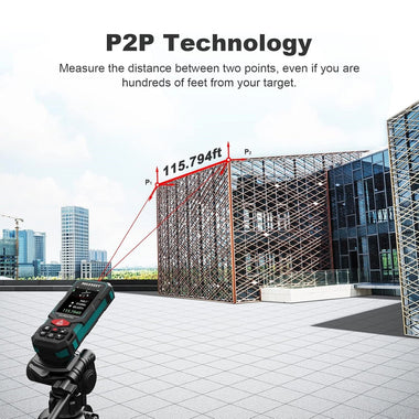 Laser Measure, MiLESEEY S7 PRO 330Ft/100m Laser Distance Meter, Rechargeable Multifunctional Laser Measurement Tool with Pointfinder Camera,P2P Technology, Perfect for Outdoor Long-Range Measuring