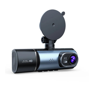 3.16-Inch High-Definition Screen Three Recording 4K Ultra-Clear Wifi Connection GPS  Triple Channel Recording Driving Recorder