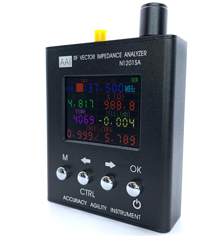 AAI ORIGINAL English Verison N1201SA N1201SA+ 34.375MHz-2.7GHz UV RF Vector Impedance ANT SWR Antenna Analyzer Meter Tester