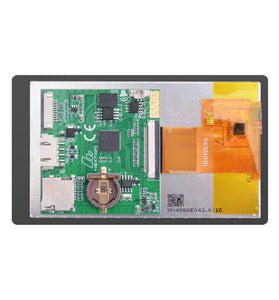 Nextion NX4880E043-011C 4.3 inch HMI Touchscreen Display Capacitive LCD-TFT Panel 480x800 Resolution 128MB Flash Built-in RTC 200MHz MCU