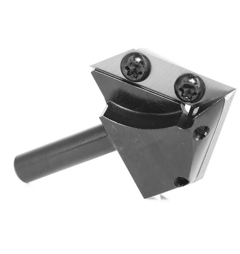 1/2 Inch 1/4 Inch 8mm Shank Dual Blades 90 Degree V-Groove Router Bit Carbide Insert Wood CNC Router Bit for Woodworking Engraving Carving