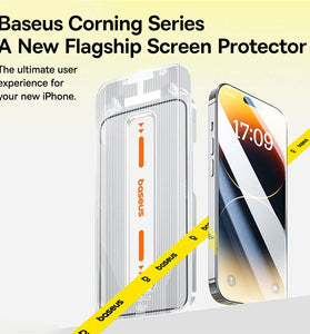 Baseus Corning Series Full-Coverage HD Tempered Glass Screen Protector for iPhone 15 15Plus 15Pro 15 Pro Max