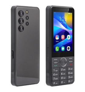 UNIWA A3502 Mini 3.5-Inch Android 8.1 2GB RAM 16GB ROM Dual SIM Unlocked Mobile Phone 2MP+2MP Dual Camera 2500mAh GPS 4G Quad Core Small Button Phone with Google Shop