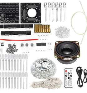 DIY Kit Electronic Training Welding Production Light Cube Canton Tower LED Lights Bluetooth Music Electronic Production Parts
