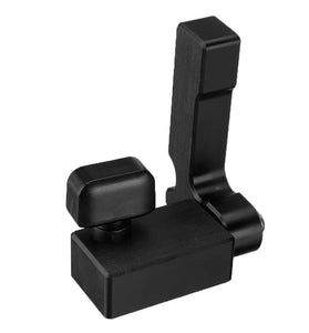 Drillpro Aluminum Box Joint Jig Fence Stop For Miter Gauge T Track Woodworking Tool