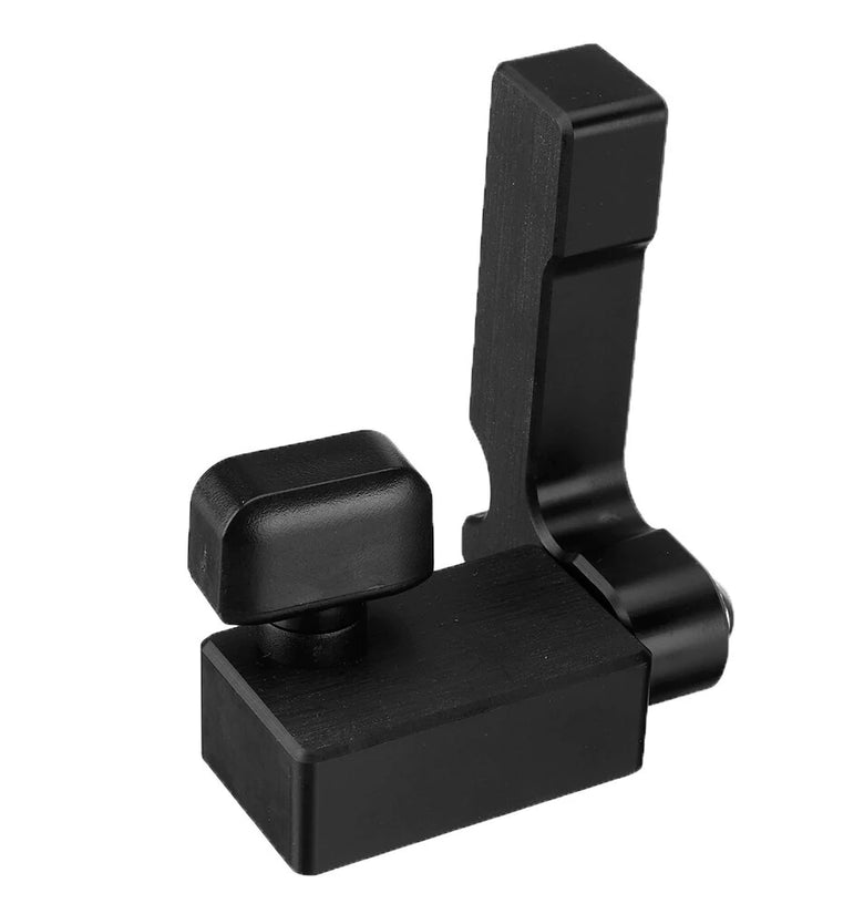 Drillpro Aluminum Box Joint Jig Fence Stop For Miter Gauge T Track Woodworking Tool