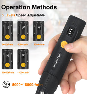 100pcs Mini Electric Drill Grinder Kit 12V Portable Electric Carving Pen Rotary Household Drill Polish Grinding Machine