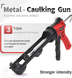 1350N Rotatable Caulking Gun Manual Glue Sealant Gun Finishing Tools Glass Corner Seam Filling Concrete Tile Joint Hand Tools