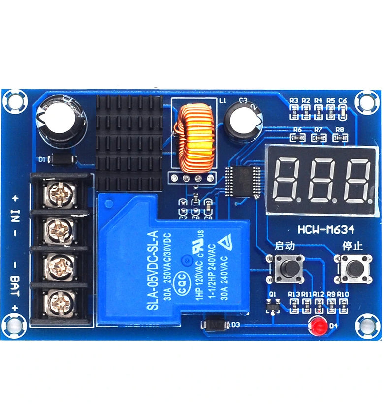 AOQDQDQD XH-M604 6-60V Battery Charger Control Module with Digital Full Charge Overcharge Protection Switch
