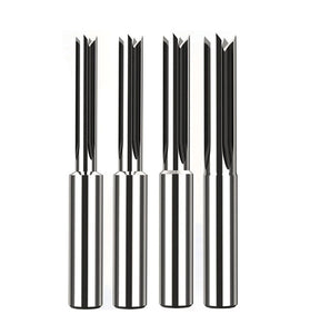 Four-Blade Carbide Tenon Cutter Woodworking Mortise and Tenon Door Lock Hole Opener Smooth Cutting Tool 8mm 9mm 10mm 12mm