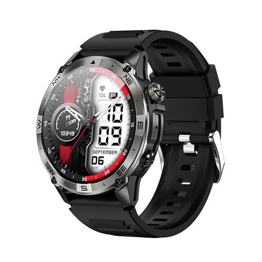 Senbono HK08 1.43-inch AMOLED Display GPS Geomagnetic Compass Altitude&Pressure bluetooth Call Heart Rate Blood Pressure Blood Oxygen Monitor Sleep Monitoring Multi-sport Modes IP68 Waterproof Smart Watch