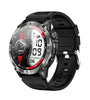 Senbono HK08 1.43-inch AMOLED Display GPS Geomagnetic Compass Altitude&Pressure bluetooth Call Heart Rate Blood Pressure Blood Oxygen Monitor Sleep Monitoring Multi-sport Modes IP68 Waterproof Smart Watch
