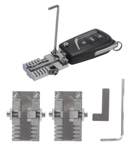 Stainless Steel Universal Key Machine Fixture Clamp Set Precision Key Cutting and Duplicating Tool Ideal for Car Keys and Household Keys Durable and Versatile Locksmith Tool