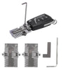 Stainless Steel Universal Key Machine Fixture Clamp Set Precision Key Cutting and Duplicating Tool Ideal for Car Keys and Household Keys Durable and Versatile Locksmith Tool