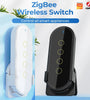 Tuya Zigbee3.0 Wireless Smart Home Scene Switch 4 Gang 12 Scene Touch Light Switch Remote Control Smart Life App