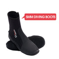 DIVE&SAIL 5MM Diving Boots Adult Snorkeling Booties Non Slip Silicone Sole Comfortable Wetsuit Boots for Beach Windsurfing Kayaking