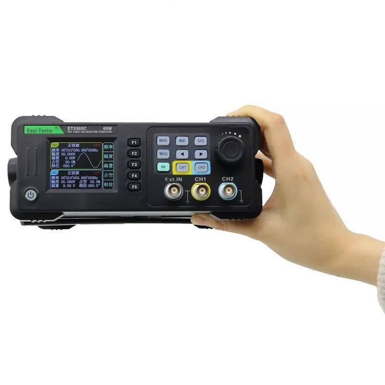 East Tester Dual Channel Function Arbitrary Waveform Generator 60Mhz Frequency Meter Signal Source ET3320C ET3340C ET3360C