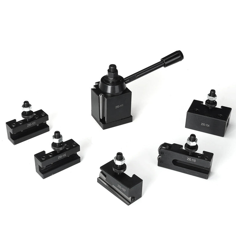DEMOKE 250 Series Quick Change Tool Post System Tool Holders 250-101 to 250-111 High Precision Rigidity Versatile Lathe Accessory
