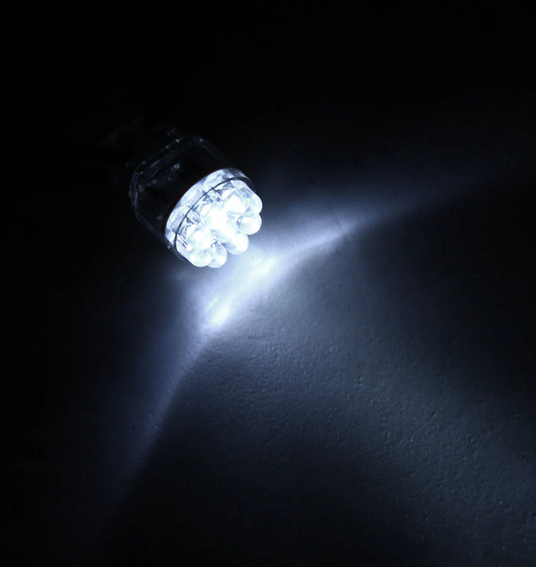 2PCS T20 LED Car Bulbs 9LED Signal Tail Reverse Brake Light Bulbs 36LM Turn Signal Tail Light 12V Reverse Light Brake Light Bulbs