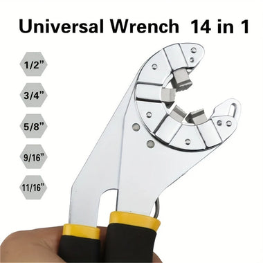 8-inch Open Magic Manual Wrench High-Quality Steel Versatile Hexagonal Hardware Tool Ergonomic Design Compact Size Factory Direct Sales