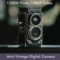CHUZHAO Vintage Digital Camera 12MP Photo 1080P Video 1.54 Inch Screen Compact Design Rechargeable Battery Retro Style Camera