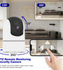 Tuya 6MP WiFi IP Camera Indoor Wireless Security Auto Tracking Baby Monitor Smart Home CCTV 2.4G/5G Night Vision Two-Way Audio