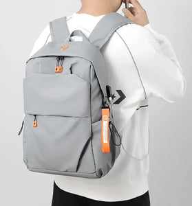 Men's Backpack Waterproof Lightweight USB Charging Laptop Bag Male Business Casual Youth Travel Backbag Teenage Outdoor Sport Bag Student Schoolbag