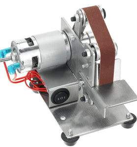 Mini Electric Belt Sander Grinder DIY Metal Wood Polishing Grinding Machine Sanding Belt Sharpener 330MM