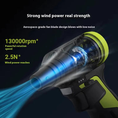 WORX WU094 12V Brushless Dust Blower 128m/s High Wind Speed Lightweight Design Powerful Airflow Versatile Nozzle Attachments Battery Powered
