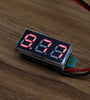 3pcs 0.28 Inch Two-wire 2.5-30V Digital Red Display DC Voltmeter Adjustable Voltage Meter