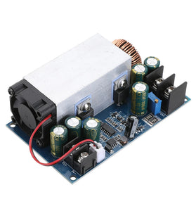 DC-DC 600W 25A Step Down Power Supply Fan Adjustable Buck Voltage Converter Module 12-75V to 2.5-50V for Arduino Board