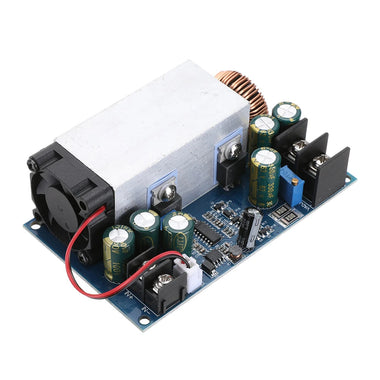 DC-DC 600W 25A Step Down Power Supply Fan Adjustable Buck Voltage Converter Module 12-75V to 2.5-50V for Arduino Board
