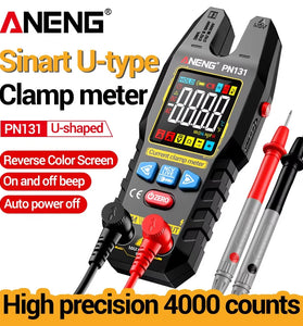 ANENG PN131 Digital Multimeter True RMS 4000 Counts Rechargeable NCV Clamp Meter AC DC Voltage Current Resistance Capacitance Tester