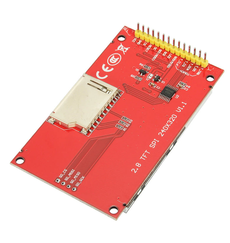 2.8 Inch ILI9341 240x320 SPI TFT LCD Display Touch Panel SPI Serial Port Module