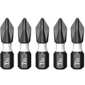 5/10PCS Tungsten Steel Electric Screwdriver Head Set High Hardness Magnetic Cross Head S2 Alloy Bits Nickel Plated Rust Resistance