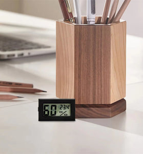 3Pcs Mini Hygrometer Thermometer Digital Temperature Humidity Monitor Compact Portable Design LCD Display Indoor Use