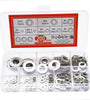 910pcs/200pcs 9 Sizes 304 Stainless Steel Flat Washers Assortment Kit M2 M2.5 M3 M4 M5 M6 M8 M10 M12 Suitable for Electronic Components