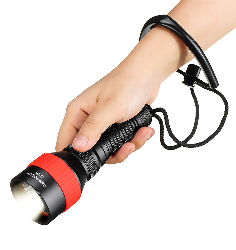 Astrolux DL01 XHP50.2 2230LM Underwater 100M Strong Dive Light 6500K Professinal Scuba Diving LED Flashlight with Magnetic Switch Under Water Photography Video LED Fill Light
