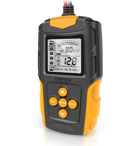 12V 24V 8-30V Car Battery Tester LCD Battery Analyzer Test Tool Digital Analyzer Tester for Car Truck Motorcycle SUV Boat and More