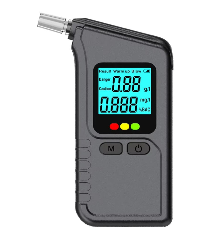 Portable Breathalyzer with LED Display Professional Breath Alcohol Tester for Private Professional Use at Car Home