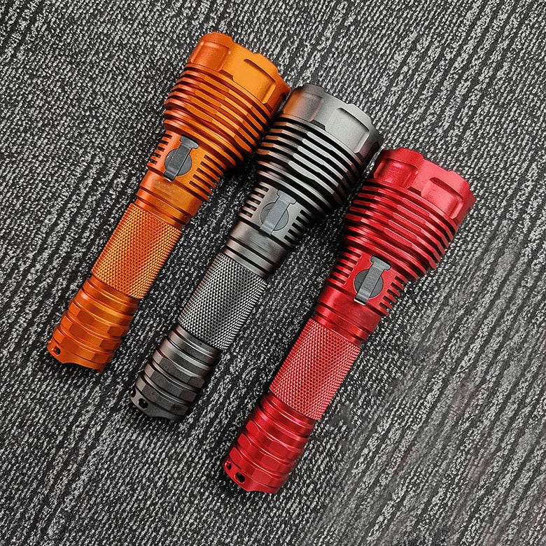 SEEKNITE C8H LML3AW LED 2000lm Flashlight 6500K 20W Power by 18650 Battery 2A Input Type-C Rechargable with Memory Thrower Flashlight