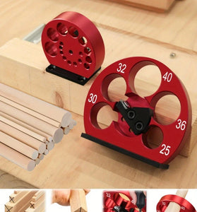 Adjustable Drill Milling Dowel Round Rod Tool with Carbide Blade 25-40mm Holes Electric Drill Milling Dowel Maker Jig