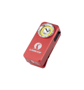 Lumintop F01 1200LM Mini Triple-Beam EDC Clip Flashlight Combo Spot+ Flood with Replaceable 2*10300 Battery IPX8 Waterproof USB-C Rechargeable Pocket Light for Camping Emergency Use