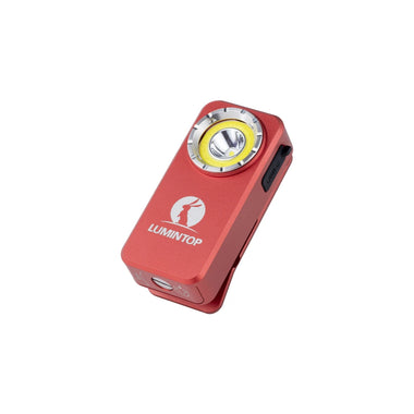 Lumintop F01 1200LM Mini Triple-Beam EDC Clip Flashlight Combo Spot+ Flood with Replaceable 2*10300 Battery IPX8 Waterproof USB-C Rechargeable Pocket Light for Camping Emergency Use