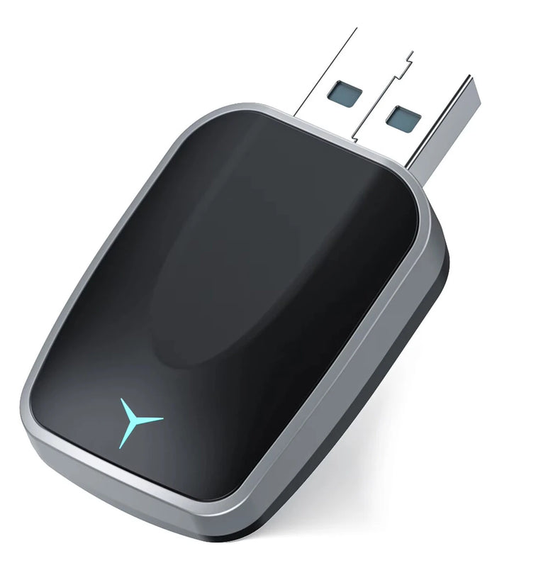 2-in-1 Wired to Wireless CarPlay Adapter & Android Auto Wireless Adapter Plug & Play