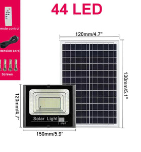 Elfeland 44/170LED Solar Wall Lights Outdoor Waterproof Infrared Garden Lamp Remote control waterproof timing induction light