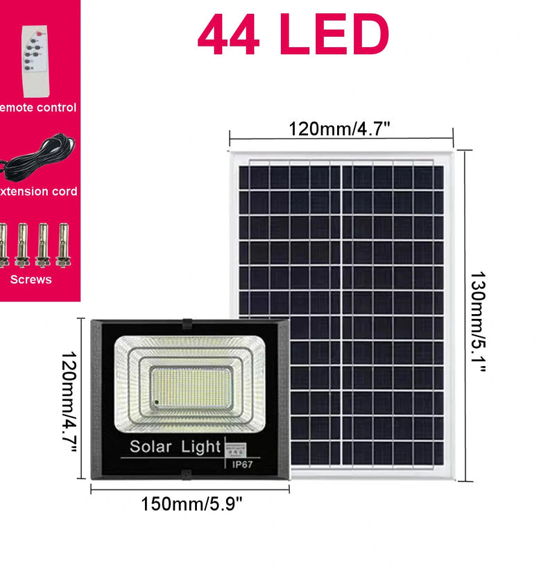 Elfeland 44/170LED Solar Wall Lights Outdoor Waterproof Infrared Garden Lamp Remote control waterproof timing induction light